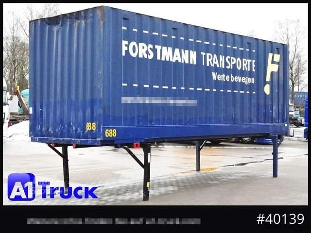 Carroçaria amovível com estrutura em caixa KRONE BDF 7,82 Container, 2700mm Innenhöhe, Portaltür