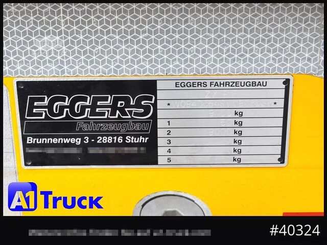 Remorcă deschisă GOLDHOFER Eggers Ballast  Kran Gewichte BPW neuwertig