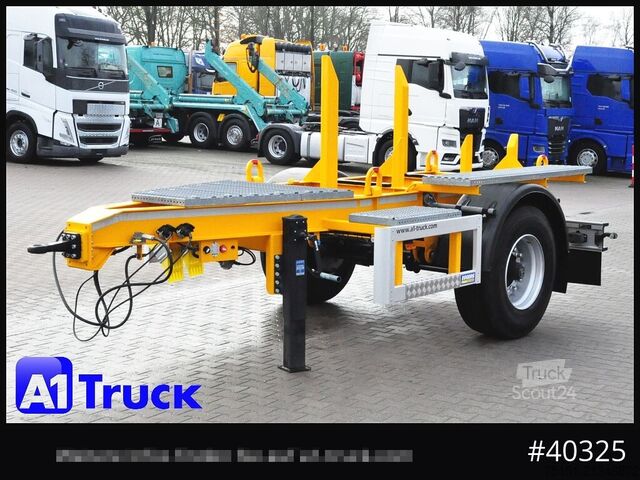 Remorcă deschisă GOLDHOFER Eggers Ballast  Kran Gewichte BPW neuwertig