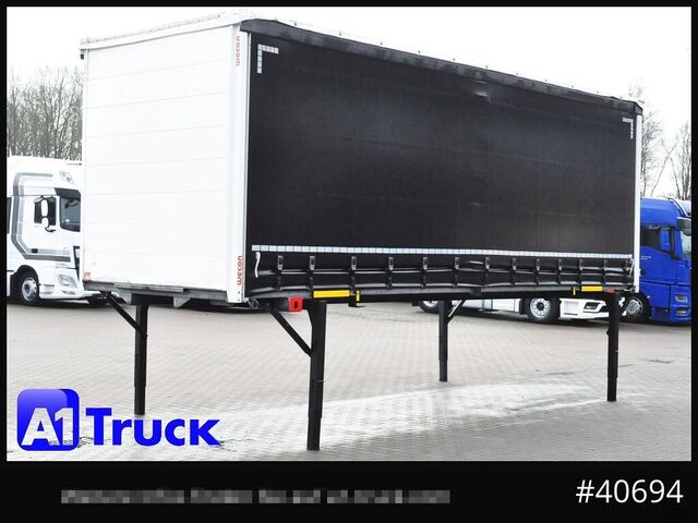 Maināms virsbūves karkass ar platformu un tentu WECON WPR 745, verzinkt, 2520  innen, Code XL, neue Plane