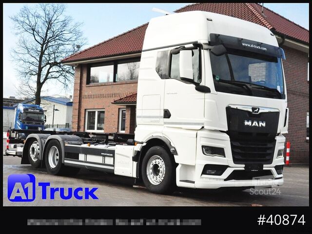 Ladbil med udskifteligt lad MAN TGX, 26,510 LL, Intarder,LBW Navi Sound