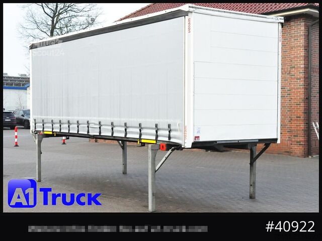 Maināms virsbūves karkass ar platformu un tentu WECON WPR 745, verzinkt, 2520  innen, Code XL, neue Plane