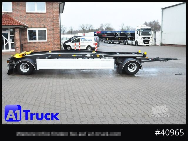 Ρυμουλκούμενο roll off HUEFFERMANN HSA 20.71  Schlitten, original 53.737 Kilometer, HU 02/2027