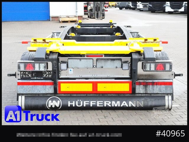 Ρυμουλκούμενο roll off HUEFFERMANN HSA 20.71  Schlitten, original 53.737 Kilometer, HU 02/2027