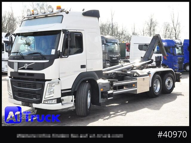 Abrollkipper VOLVO FM 420  Meiller Lenkachse Leder