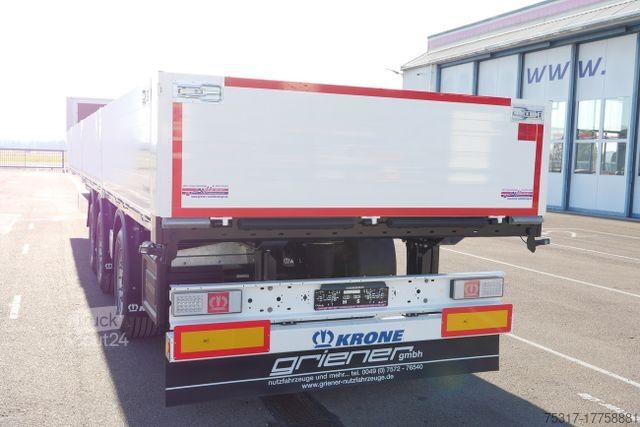 Werkplatform oplegger KRONE SDP 27/BAUSTOFF/TRIDEC/BPW/RUNGENTASCHEN LIFT