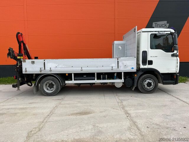 Atvērtā virsbūve MAN TGL 8.180 4x2 PK 4200 YEAR 2013 / PLATFORM L=37...