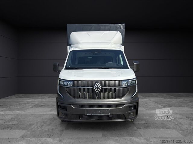 Transporter mit Pritsche & Plane RENAULT Master Schiebeplane Links Voll Alu AHK Tachograf