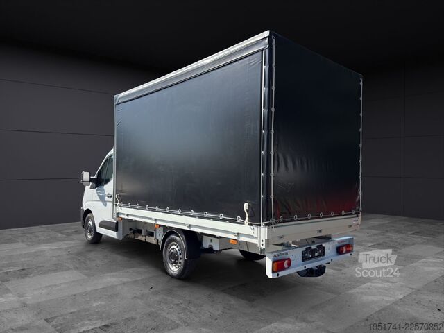 Transporter mit Pritsche & Plane RENAULT Master Schiebeplane Links Voll Alu AHK Tachograf