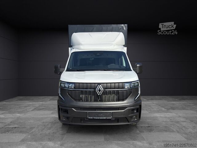 Transporter mit Pritsche & Plane RENAULT Master Schiebeplane Links Voll Alu AHK Tachograf