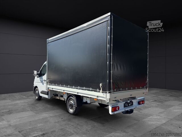 Transporter mit Pritsche & Plane RENAULT Master Schiebeplane Links Voll Alu AHK Tachograf