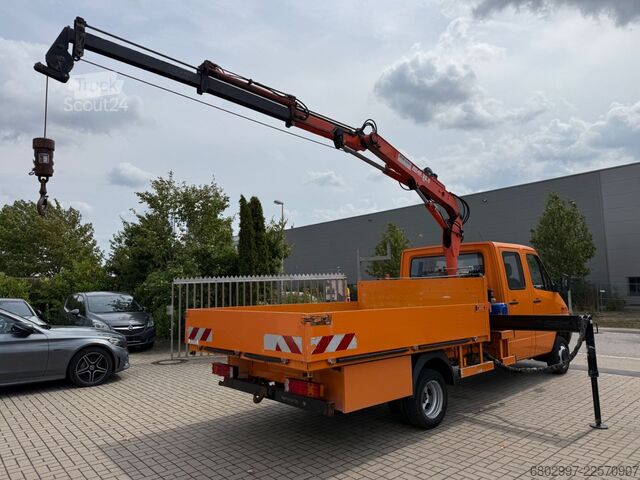 Truck-mounted crane van MERCEDES-BENZ Sprinter 413 CDI 4X4 ALLRAD DoKa+Kran Atlas 35.1