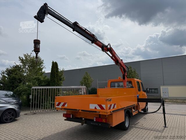 Truck-mounted crane van MERCEDES-BENZ Sprinter 413 CDI 4X4 ALLRAD DoKa+Kran Atlas 35.1