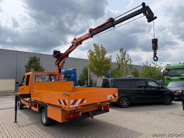 Truck-mounted crane van MERCEDES-BENZ Sprinter 413 CDI 4X4 ALLRAD DoKa+Kran Atlas 35.1
