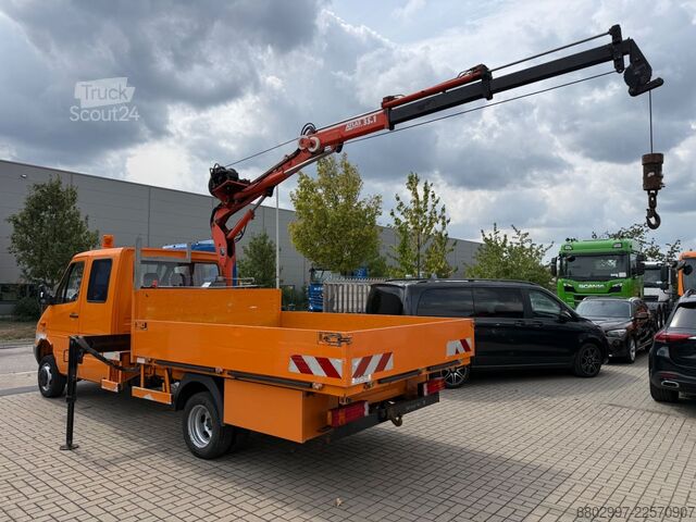 Truck-mounted crane van MERCEDES-BENZ Sprinter 413 CDI 4X4 ALLRAD DoKa+Kran Atlas 35.1