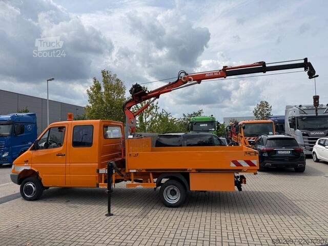 Truck-mounted crane van MERCEDES-BENZ Sprinter 413 CDI 4X4 ALLRAD DoKa+Kran Atlas 35.1