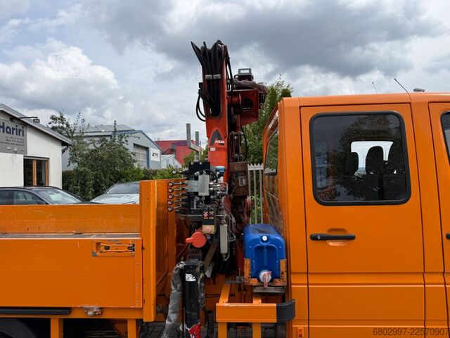 Truck-mounted crane van MERCEDES-BENZ Sprinter 413 CDI 4X4 ALLRAD DoKa+Kran Atlas 35.1