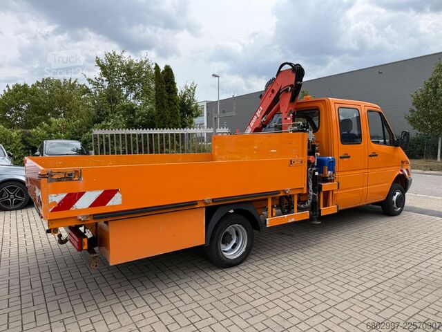 Truck-mounted crane van MERCEDES-BENZ Sprinter 413 CDI 4X4 ALLRAD DoKa+Kran Atlas 35.1