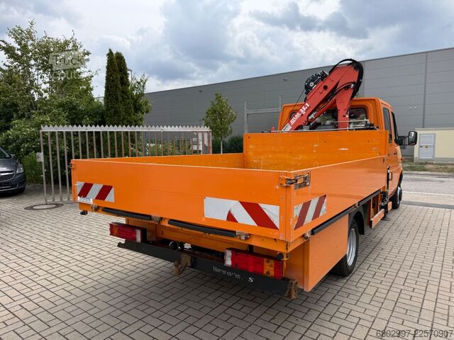 Truck-mounted crane van MERCEDES-BENZ Sprinter 413 CDI 4X4 ALLRAD DoKa+Kran Atlas 35.1