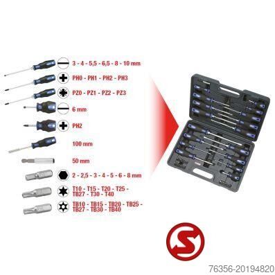 Set de șurubelnițe, 39 piese Diversen Schroevendraaier- en bitset 39dlg
