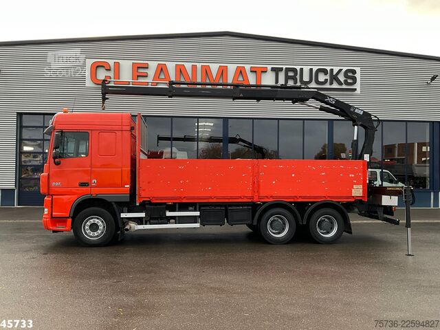 Žeriavové vozidlo DAF FAT 105 XF 460 6x4 Manual Full Steel Hiab 16 To...