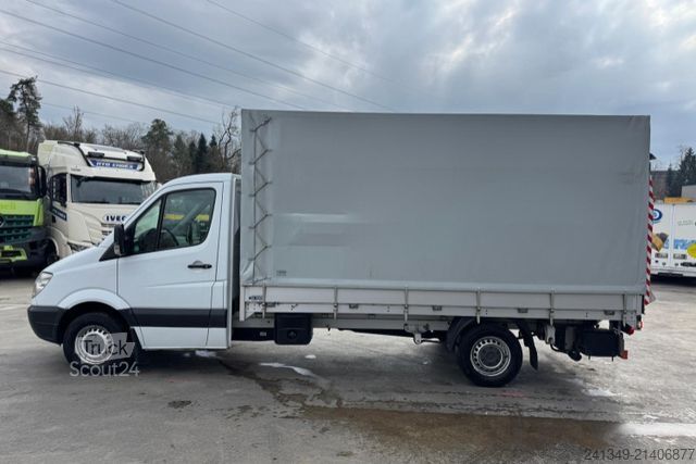 Schuifzeil bestelwagen MERCEDES-BENZ Sprinter 316 Hebebühne