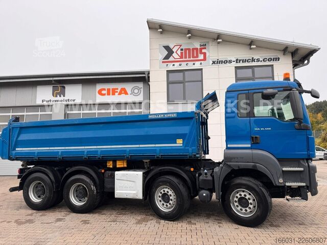 Damperli kamyon MAN TGS 35.500 8X4 Meiller DSK Bordmatic