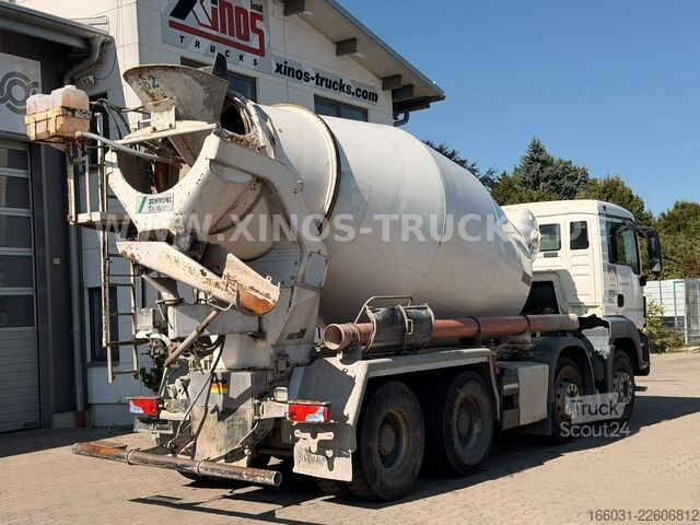 Beton mikser kamyonu MAN TGS 32.400 8X4 Stetter 9m³
