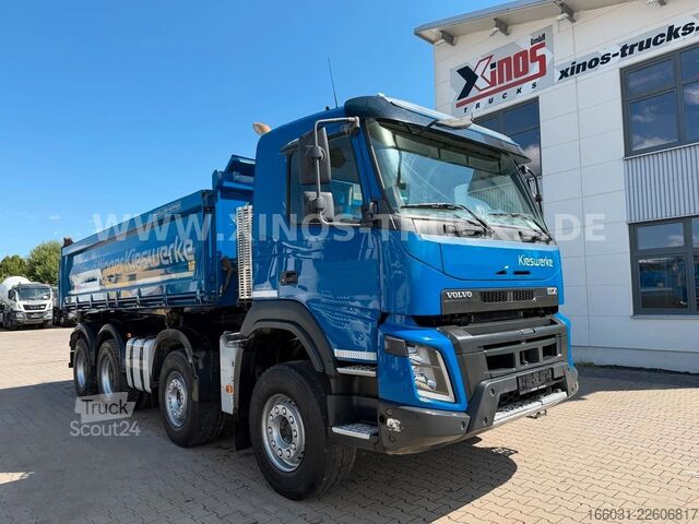 Üç taraflı damperli kamyon VOLVO FM450 8X4 Meiler Bordmatik German