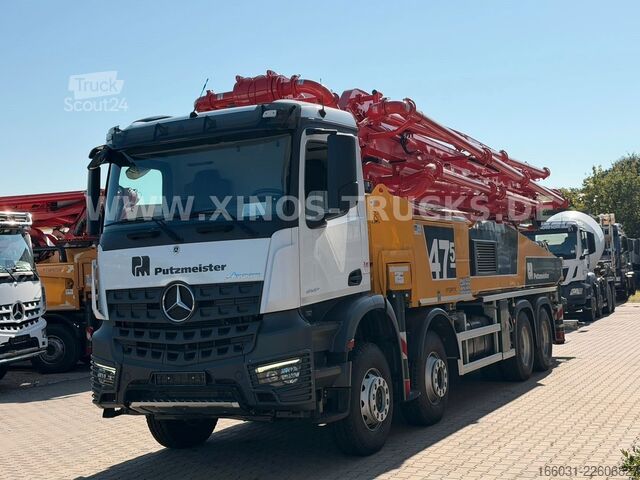 Beton pompası kamyonu MERCEDES-BENZ Arocs 4142 EUR3 PUTZMEISTER BSF 47M/5 16.H