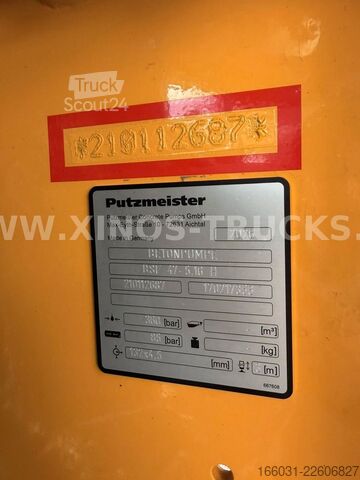 Beton pompası kamyonu MERCEDES-BENZ Arocs 4142 EUR3 PUTZMEISTER BSF 47M/5 16.H