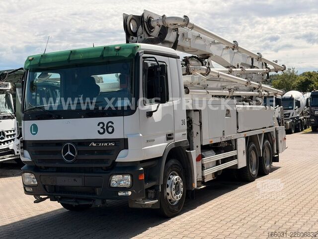 Beton pompası kamyonu MERCEDES-BENZ Actros 3336 6X4 Putzmeister BSF 36M/4  14.H