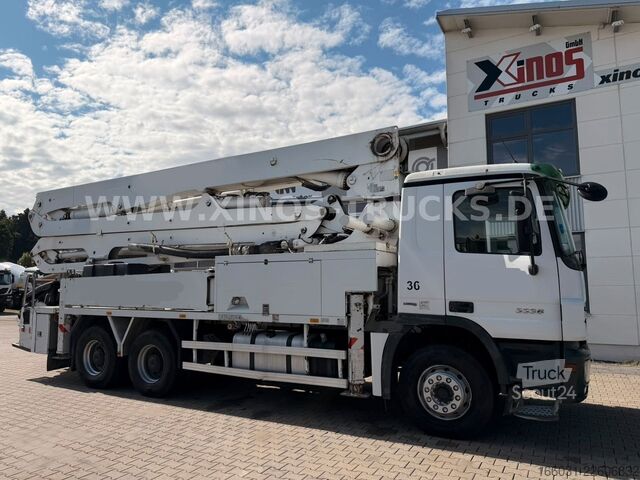 Beton pompası kamyonu MERCEDES-BENZ Actros 3336 6X4 Putzmeister BSF 36M/4  14.H