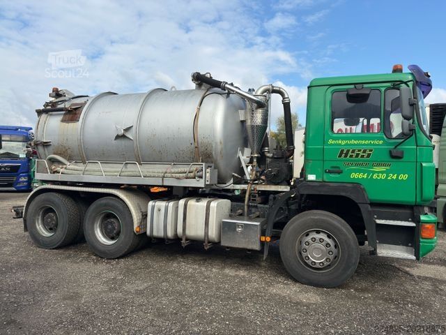 Autocisternă de vidanjare MAN 33.332 DFK 6X4 STEEL STEEL 6 ZYLINDER