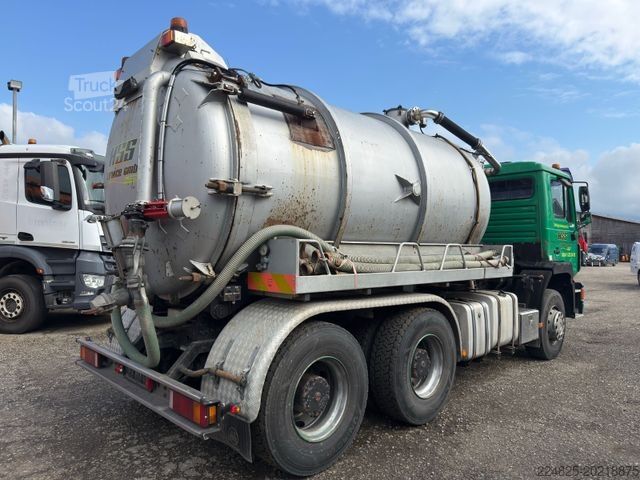 Autocisternă de vidanjare MAN 33.332 DFK 6X4 STEEL STEEL 6 ZYLINDER