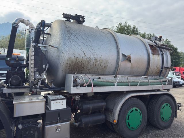 Autocisternă de vidanjare MAN 33.332 DFK 6X4 STEEL STEEL 6 ZYLINDER
