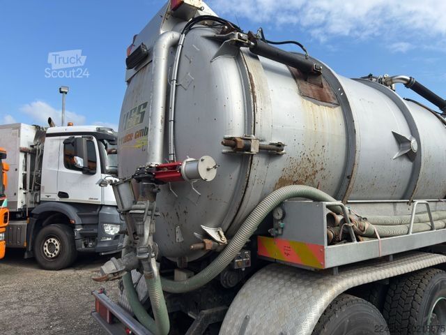 Autocisternă de vidanjare MAN 33.332 DFK 6X4 STEEL STEEL 6 ZYLINDER
