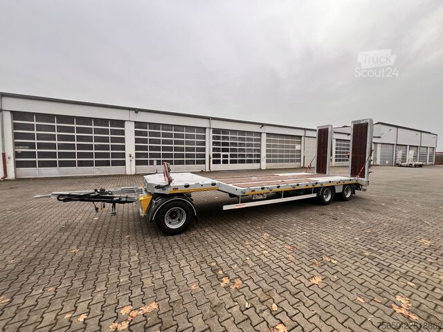 Reboque com plataforma rebaixada Möslein T 3-6,60 VB 2t  3 Achs Tieflader, Luftgefedert