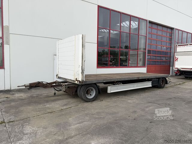 Odprta prikolica Fliegl ZPS180  2 Achs Jumbo-Plato- Anhänger
