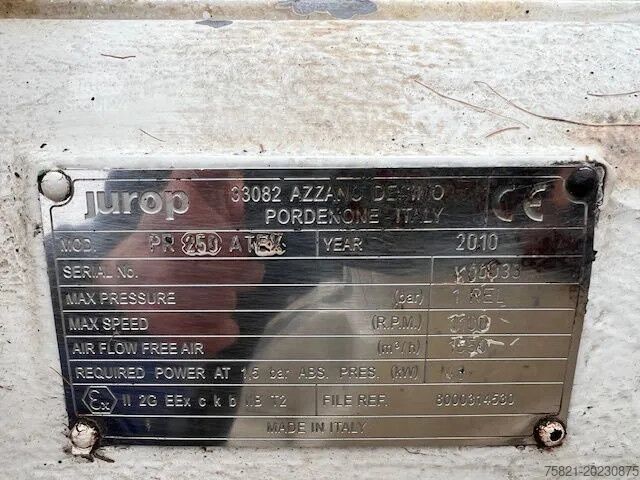 Pompe Jurop PR 250 ATEX PR 250 ATEX (hogedruk pomp / high p...