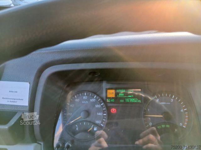 Platós teherautó ponyvával MITSUBISHI Fuso Canter/ LBW