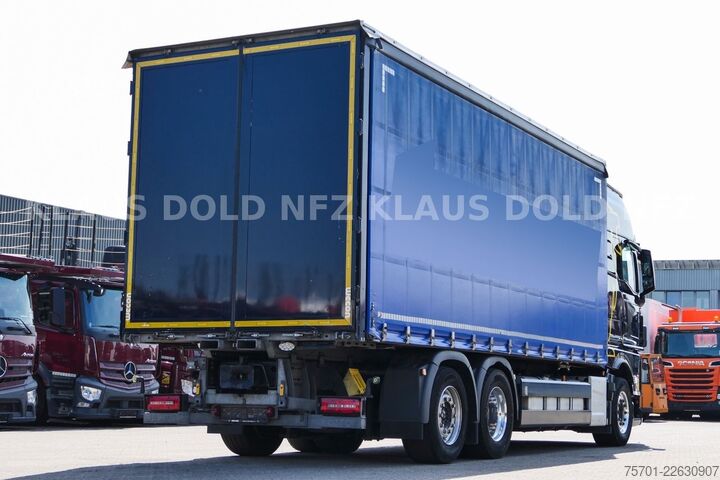 Камион платформа с брезент MAN TGX 26.510 PP Retarder XL-Tank Mitnahmestapler