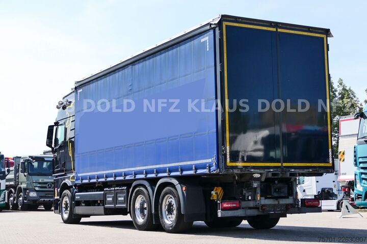 Камион платформа с брезент MAN TGX 26.510 PP Retarder XL-Tank Mitnahmestapler