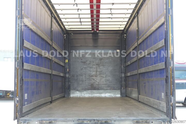 Камион платформа с брезент MAN TGX 26.510 PP Retarder XL-Tank Mitnahmestapler