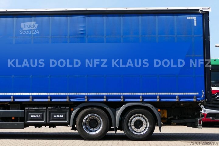 Камион платформа с брезент MAN TGX 26.510 PP Retarder XL-Tank Mitnahmestapler