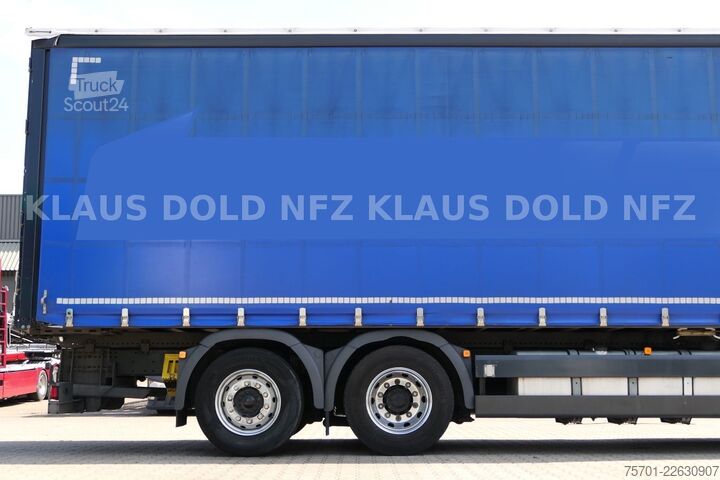Камион платформа с брезент MAN TGX 26.510 PP Retarder XL-Tank Mitnahmestapler