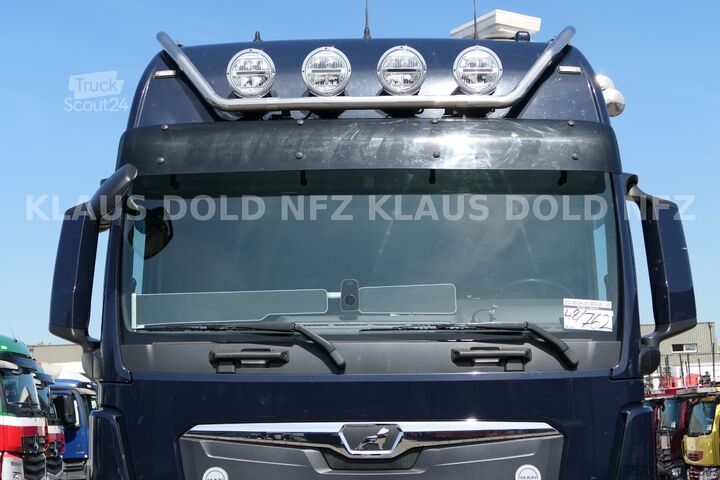 Камион платформа с брезент MAN TGX 26.510 PP Retarder XL-Tank Mitnahmestapler