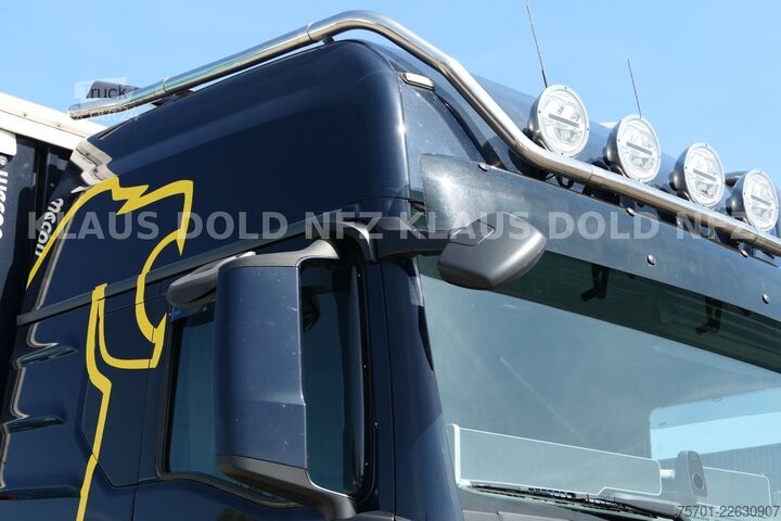 Камион платформа с брезент MAN TGX 26.510 PP Retarder XL-Tank Mitnahmestapler