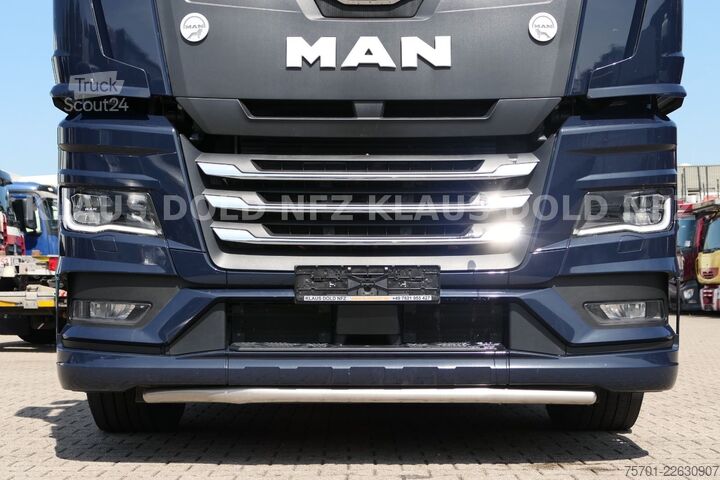 Камион платформа с брезент MAN TGX 26.510 PP Retarder XL-Tank Mitnahmestapler