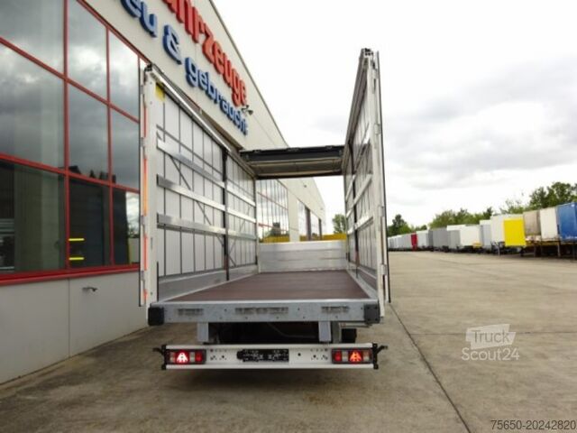 Открытый прицеп с тентом Möslein TPW 105 D Schwebheim  Tandem- Planenanhänger Durchladen